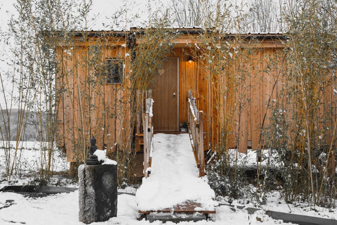 La Cabane Ofuro Villa Celles  Luaran gambar