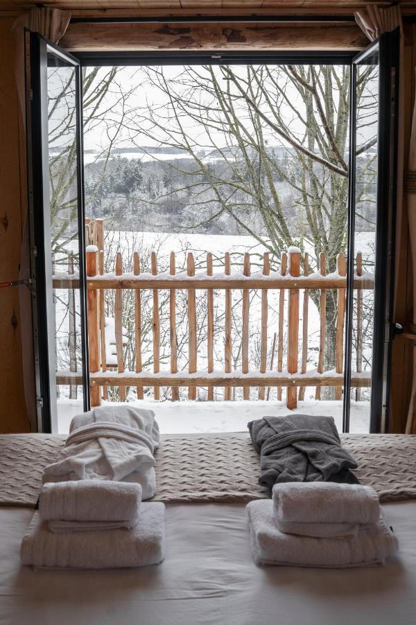 La Cabane Ofuro Villa Celles  Luaran gambar