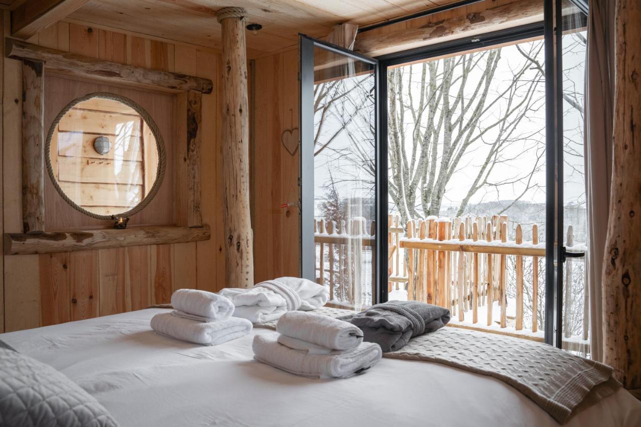 La Cabane Ofuro Villa Celles  Luaran gambar