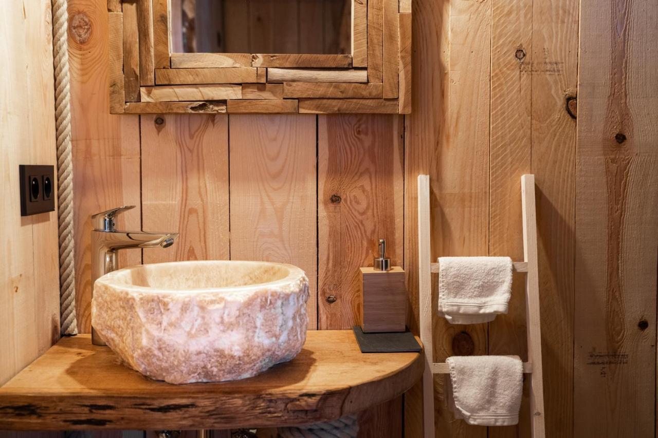 La Cabane Ofuro Villa Celles  Luaran gambar